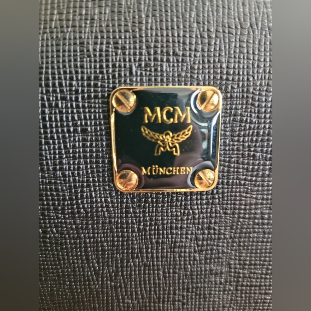 MCM Black and Gold Women's Bag - Picture 8 of 9